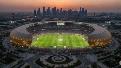 استاد لوسيل القطري الذي سيستضيف المباراة النهائية لكأس العرب 2025 بسعة 88 ألف متفرج