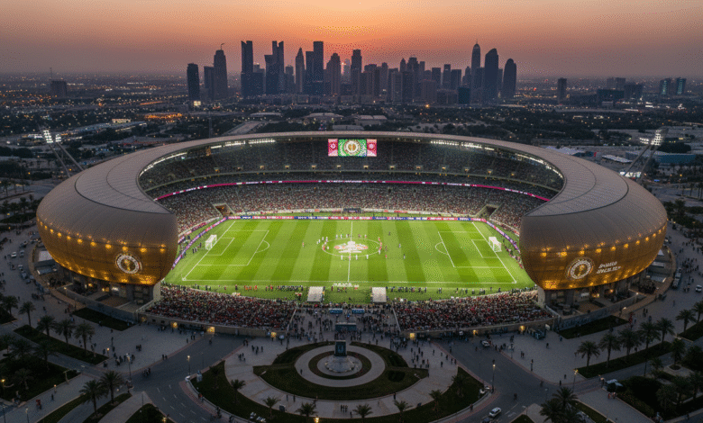 استاد لوسيل القطري الذي سيستضيف المباراة النهائية لكأس العرب 2025 بسعة 88 ألف متفرج