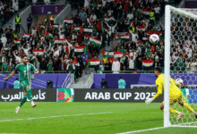 هدف صاروخي من خارج منطقة الجزاء في كأس العرب 2025 بجودة HD عالية